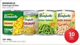 Nielsen's Discount BONDUELLE Grøntsager på dåse tilbud