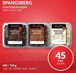 Nielsen's Discount SPANGSBERG Overtræksknapper tilbud