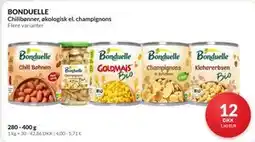 Nielsen's Discount BONDUELLE Chilibønner, økologisk el. champignons tilbud