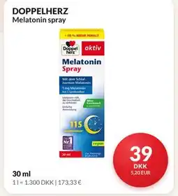 Nielsen's Discount DOPPELHERZ Melatonin spray tilbud