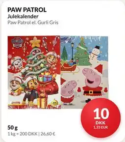 Nielsen's Discount PAW PATROL Julekalender tilbud