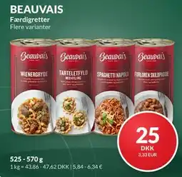 Nielsen's Discount BEAUVAIS Færdigretter tilbud