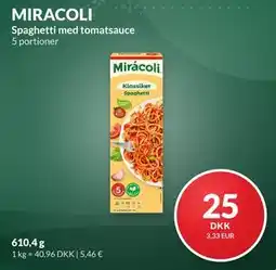Nielsen's Discount MIRACOLI Spaghetti med tomatsauce tilbud