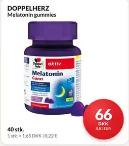 Nielsen's Discount DOPPELHERZ Melatonin gummies tilbud