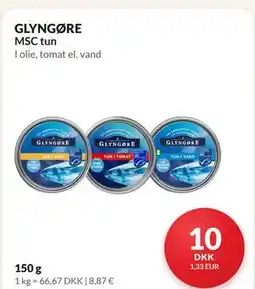 Nielsen's Discount GLYNGØRE MSC tun tilbud