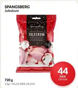Nielsen's Discount SPANGSBERG Juleskum tilbud