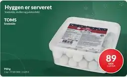 Nielsen's Discount TOMS Snebolde tilbud