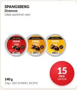 Nielsen's Discount SPANGSBERG Drømme tilbud