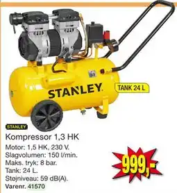 Harald Nyborg Kompressor 1,3 HK tilbud