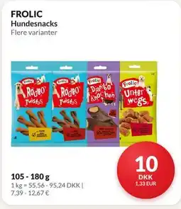 Nielsen's Discount FROLIC Hundesnacks tilbud