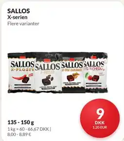 Nielsen's Discount SALLOS X-serien tilbud