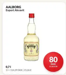 Nielsen's Discount AALBORG Export Akvavit tilbud