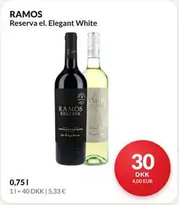 Nielsen's Discount RAMOS Reserva el. Elegant White tilbud