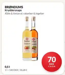 Nielsen's Discount BRØNDUMS Kryddersnaps tilbud