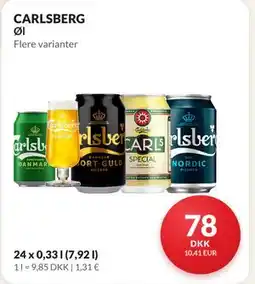 Nielsen's Discount CARLSBERG tilbud