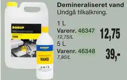 Harald Nyborg Demineraliseret vand tilbud
