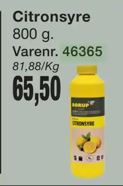 Harald Nyborg Citronsyre tilbud