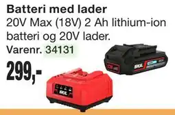 Harald Nyborg Batteri med lader tilbud