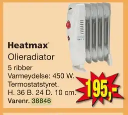 Harald Nyborg Heatmax Olieradiator tilbud