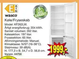 Harald Nyborg Køle/Fryseskab tilbud