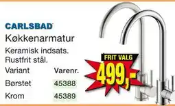 Harald Nyborg CARLSBAD Køkkenarmatur tilbud