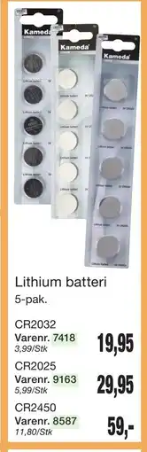 Harald Nyborg Lithium batteri tilbud