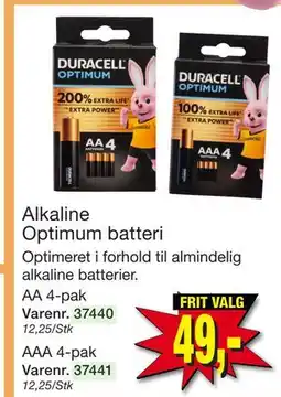 Harald Nyborg Alkaline Optimum batteri tilbud