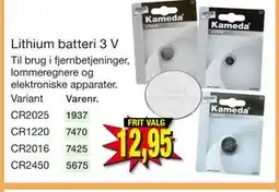 Harald Nyborg Lithium batteri 3 V tilbud