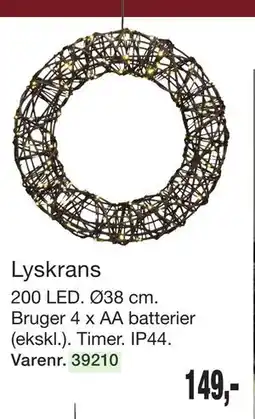 Harald Nyborg Lyskrans tilbud