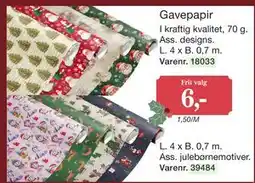 Harald Nyborg Gavepapir tilbud