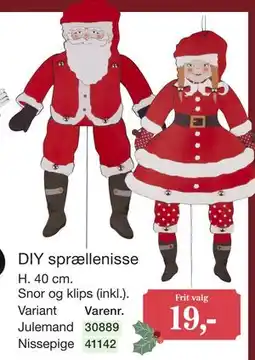 Harald Nyborg DIY sprællenisse tilbud