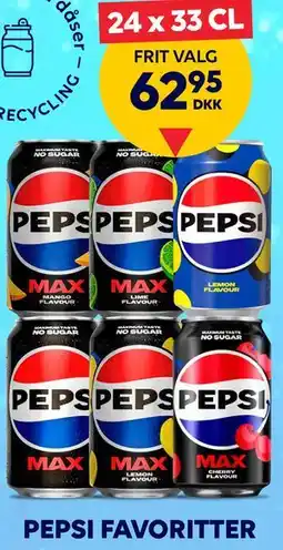 BorderShop PEPSI FAVORITTER tilbud