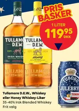 BorderShop Tullamore D.E.W., Whiskey eller Honey Whiskey-Likør tilbud
