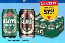 BorderShop Slots Classic eller Pilsner 4,6% tilbud