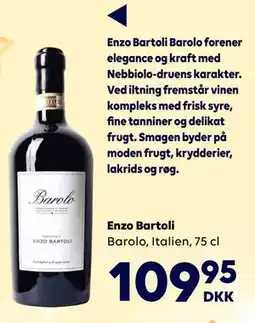 BorderShop Enzo Bartoli Barolo tilbud