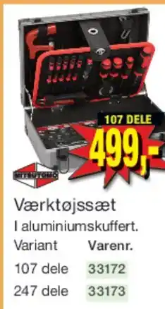 Harald Nyborg Værktøjssæt (stor variant) tilbud