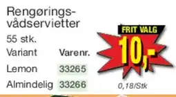 Harald Nyborg Rengørings-vådservietter (detalje) tilbud
