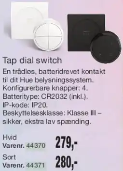 Harald Nyborg Tap dial switch tilbud