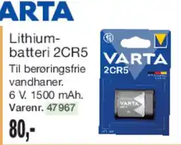 Harald Nyborg Lithium batteri 5-pak tilbud