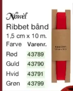 Harald Nyborg Gavebånd (ruller assorterede) tilbud