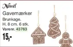 Harald Nyborg Gavemærker - brunkager/ornamenter tilbud