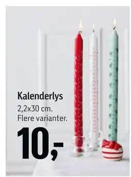 Føtex Kalenderlys tilbud