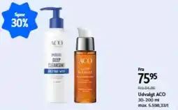 Matas Aco deep cleansing daily face wash glow booster tilbud