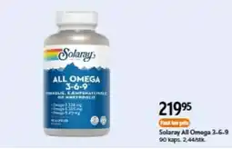 Matas Solaray All Omega 3-6-9 tilbud