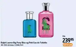 Matas Ralph Lauren Big Pony Blue og Pink Eau de Toilette tilbud