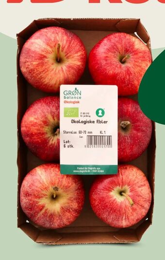 Min Købmand Grøn Balance Økologiske Æbler tilbud