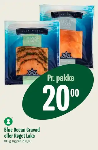 Min Købmand Blue Ocean Gravad eller Røget Laks tilbud