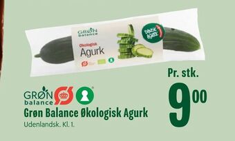 Min Købmand Grøn Balance Økologisk Agurk tilbud