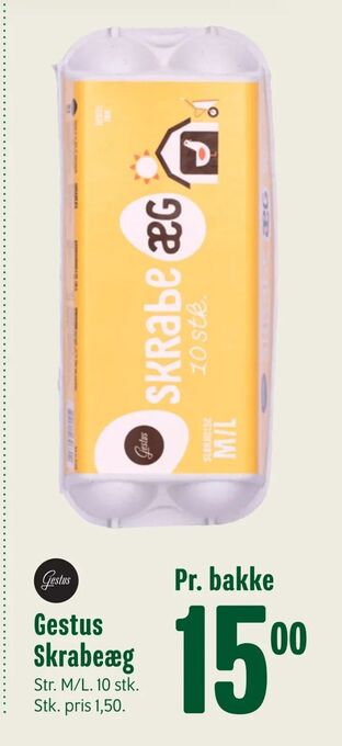 Min Købmand Gestus Skrabeæg tilbud