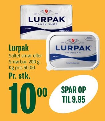 Min Købmand Lurpak tilbud